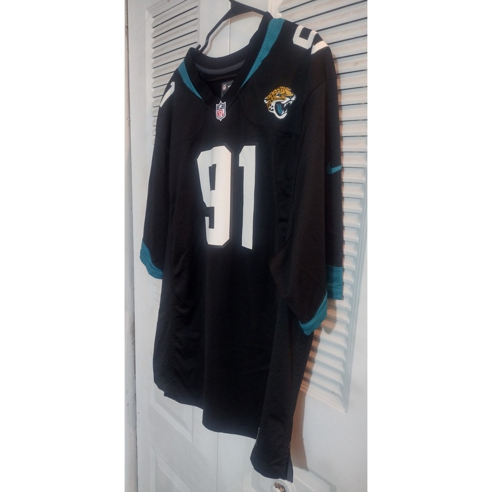 Nike NFL JAGUARS On Field Jersey 91 NGAKOUE Men' 3XL-TG